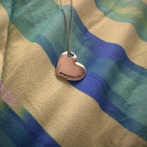 Rare Tiffany & Co puffy heart Necklace